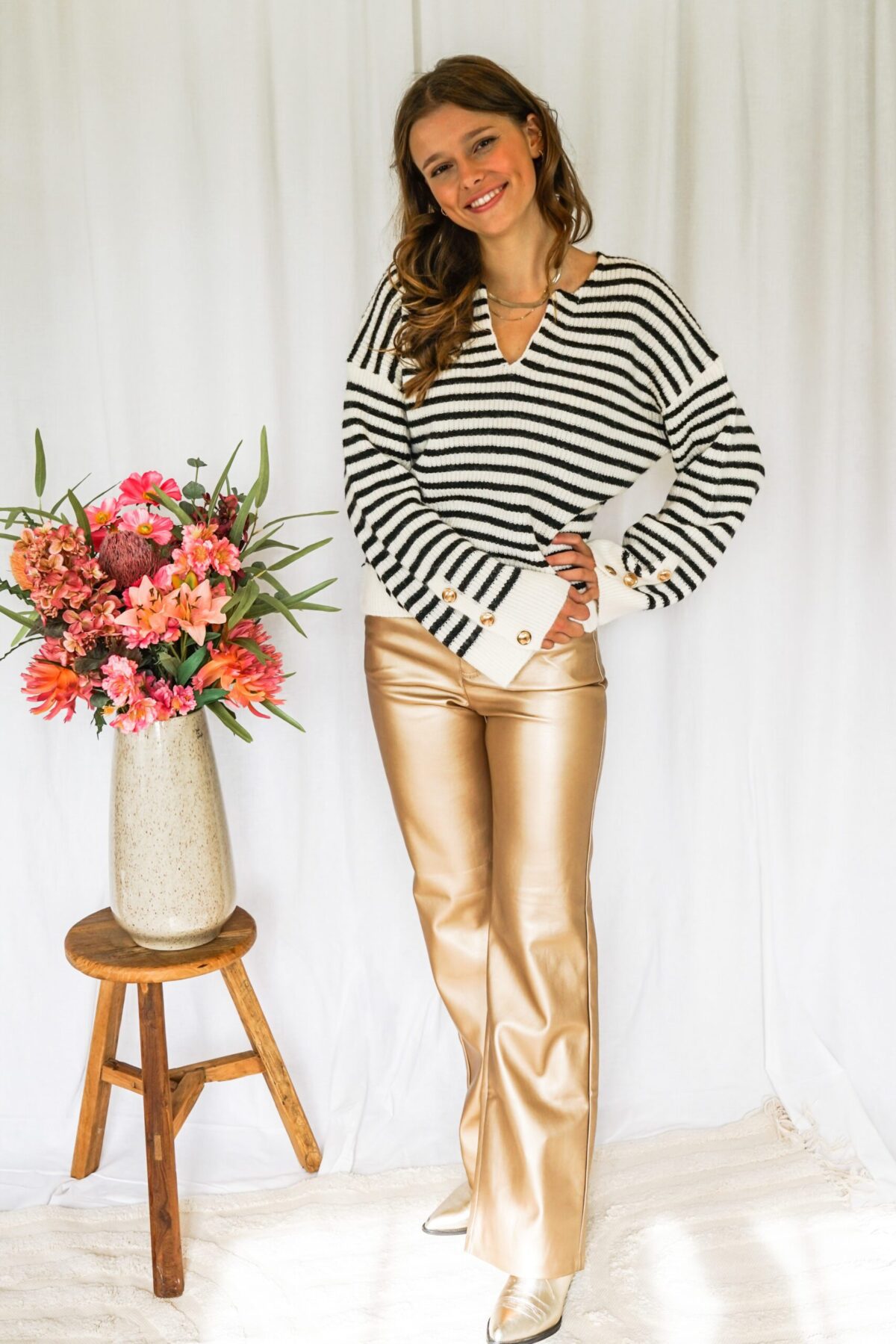 Aude Pants Gold
