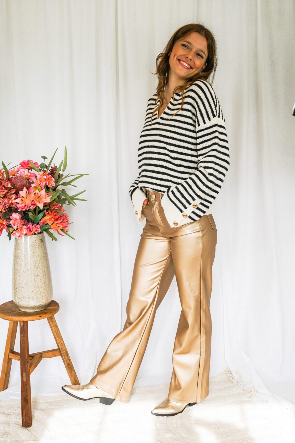 Aude Pants Gold