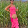Harper Dress Fluo Pink