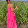 Harper Dress Fluo Pink