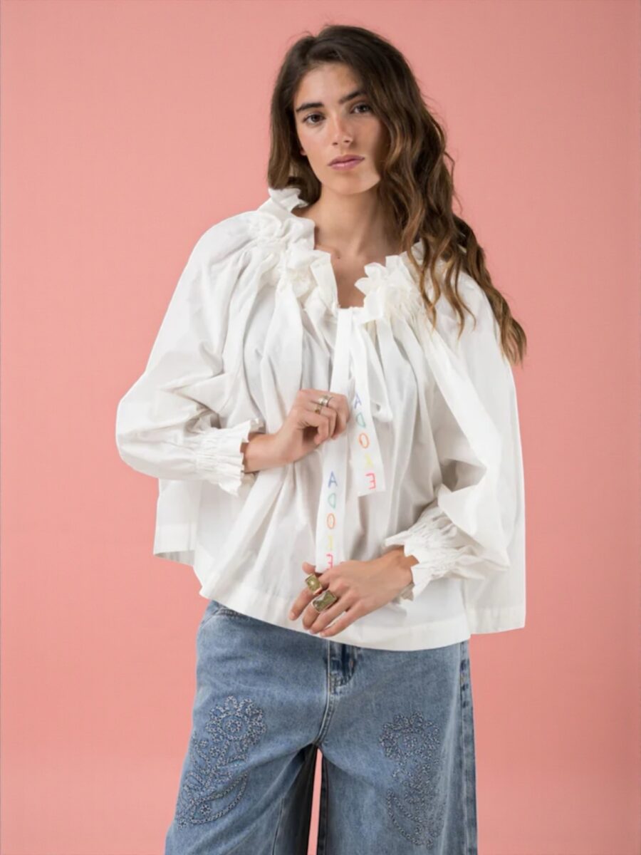 Nicole Blouse White