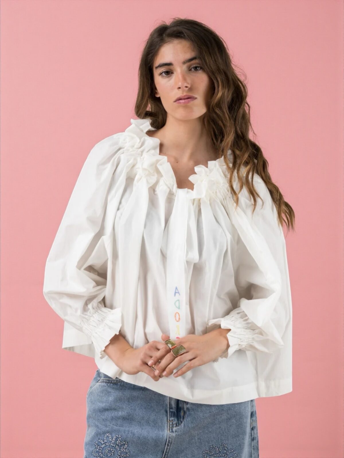 Nicole Blouse White