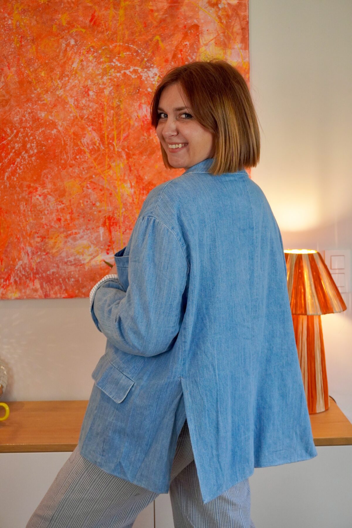 Vella Blazer Denim