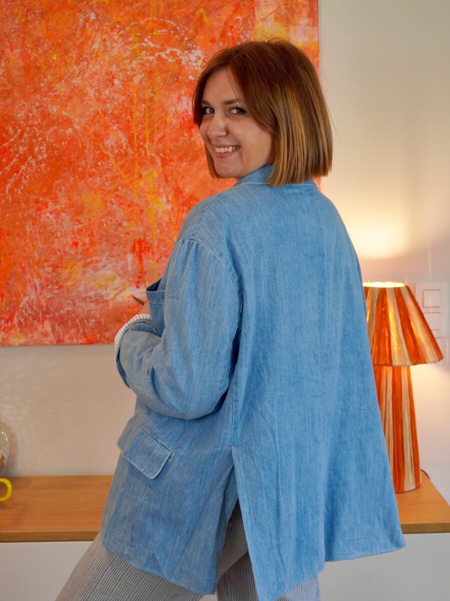 Vella Blazer Denim