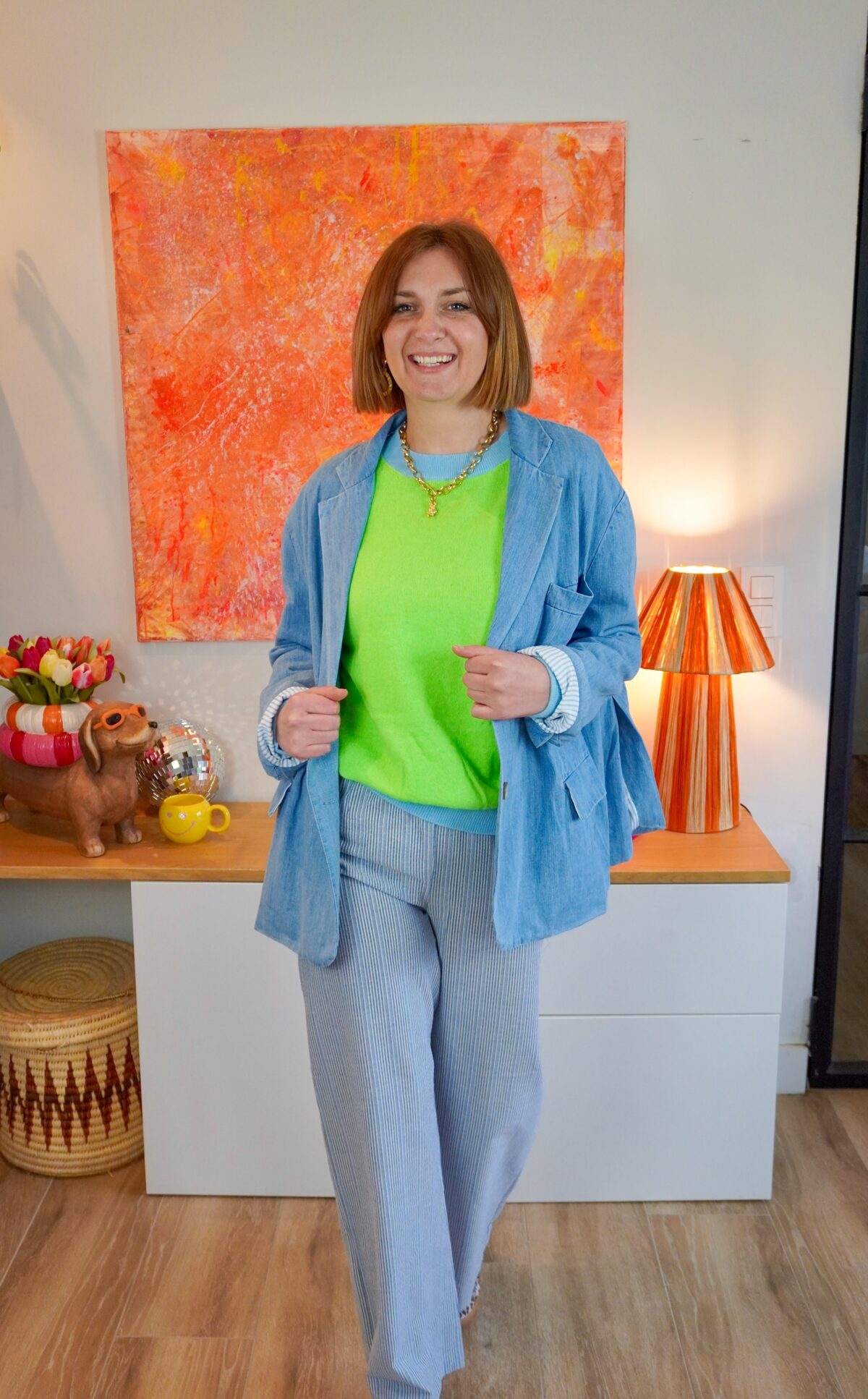 Vella Blazer Denim