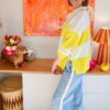 Vienna Knit Ecru/Yellow