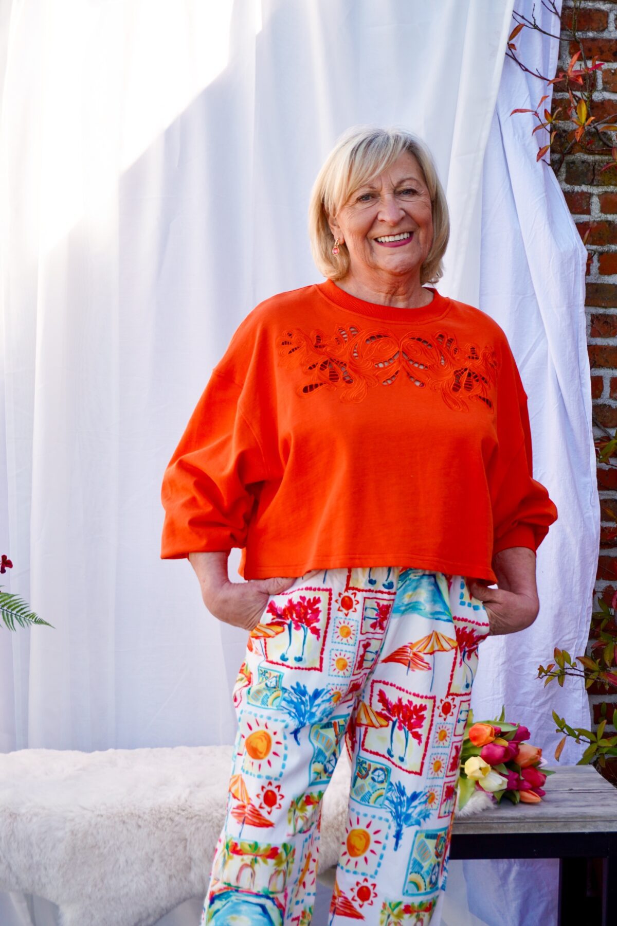 Veerle Sweater Orange