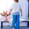 Wally Pants Washed Blue