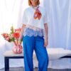 Wally Pants Washed Blue