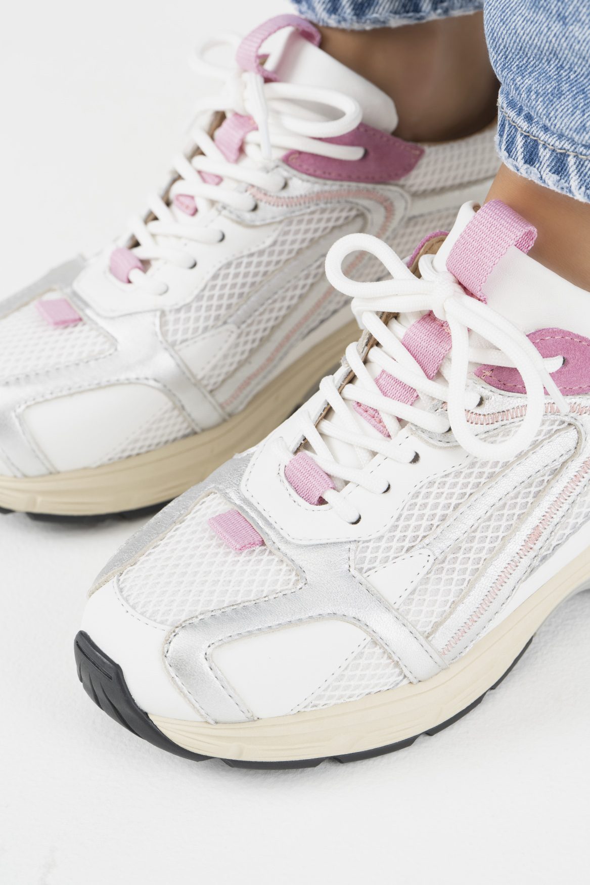 Neya Sneaker Silver/Pink DWRS