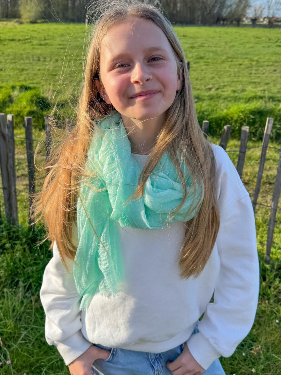Lara Scarf Aqua