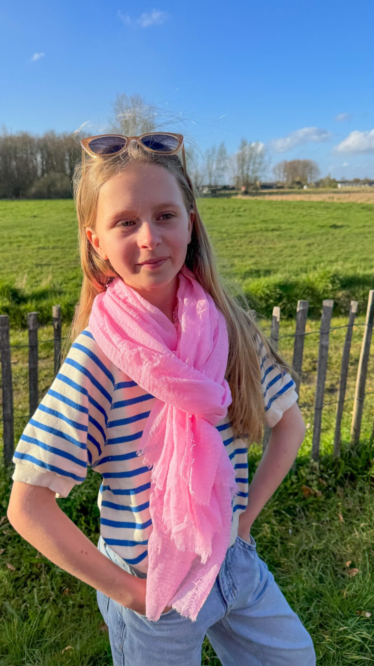 Lara Scarf Baby Pink