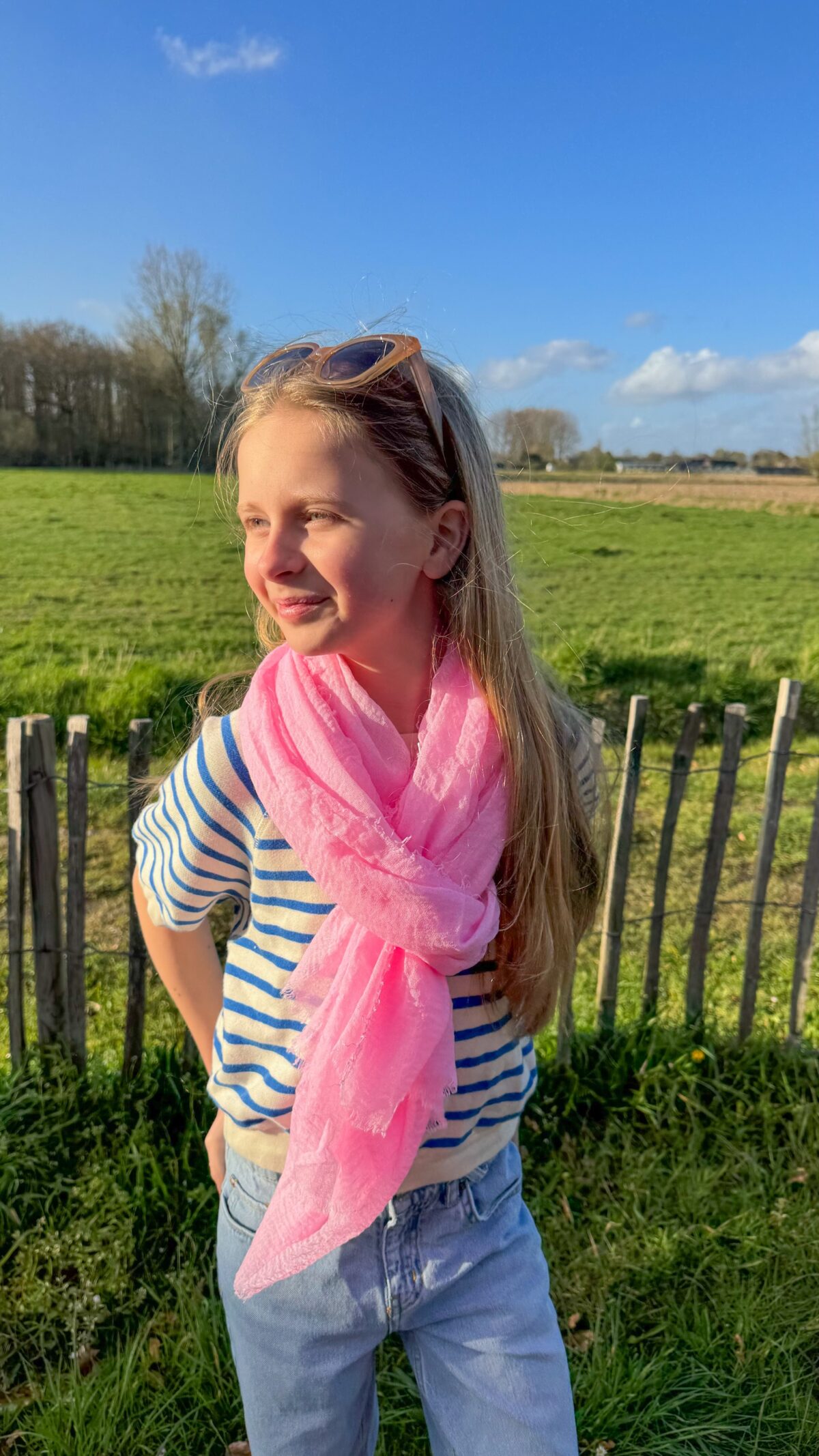 Lara Scarf Baby Pink