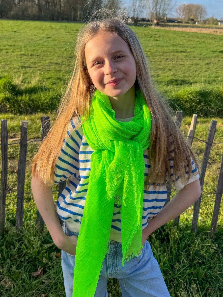 Lara Scarf Neon Green