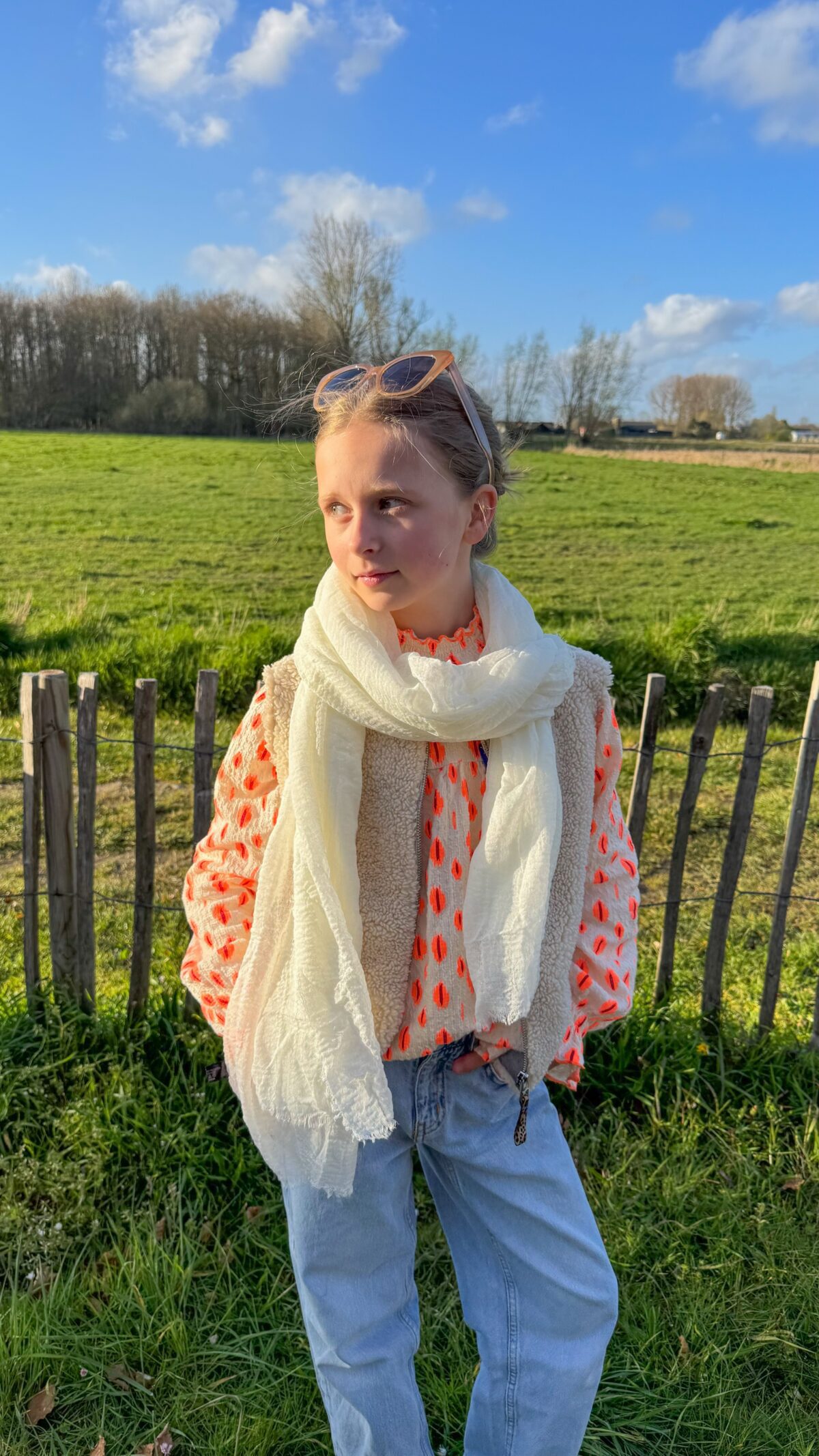 Lara Scarf Cream