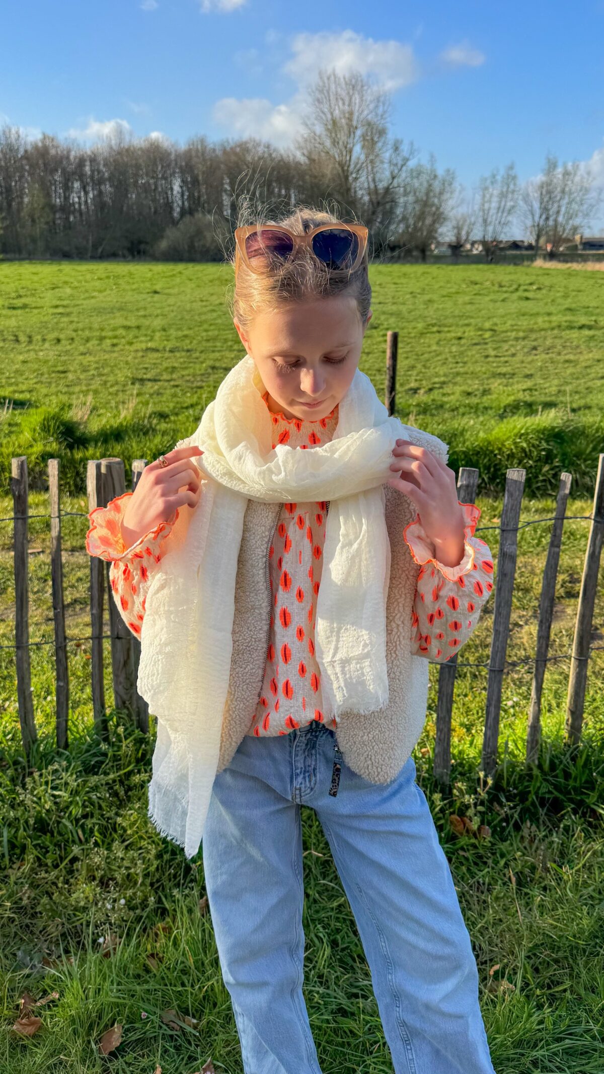 Lara Scarf Cream