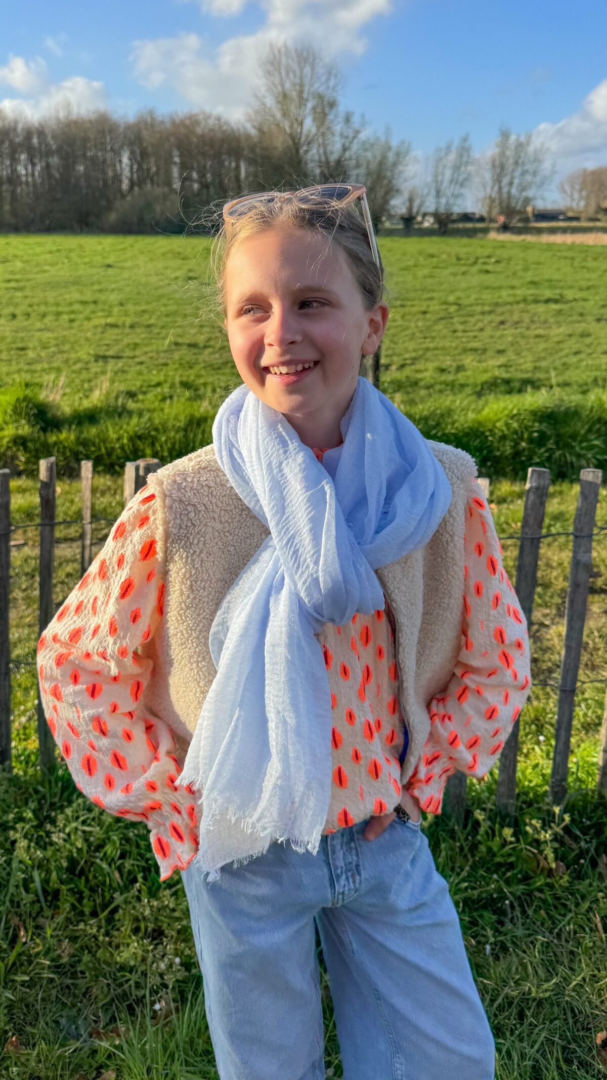 Lara Scarf Baby Blue