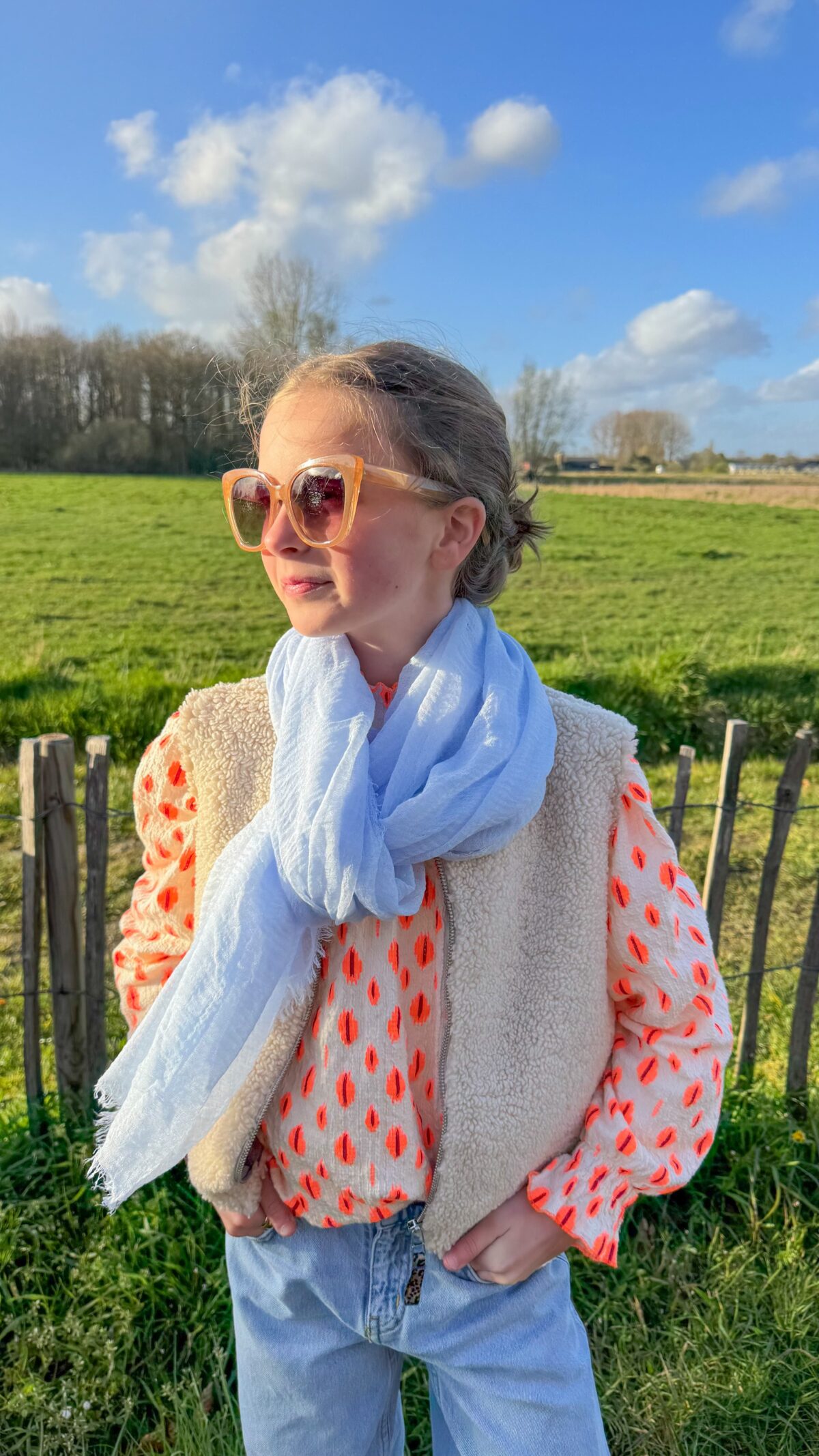 Lara Scarf Baby Blue