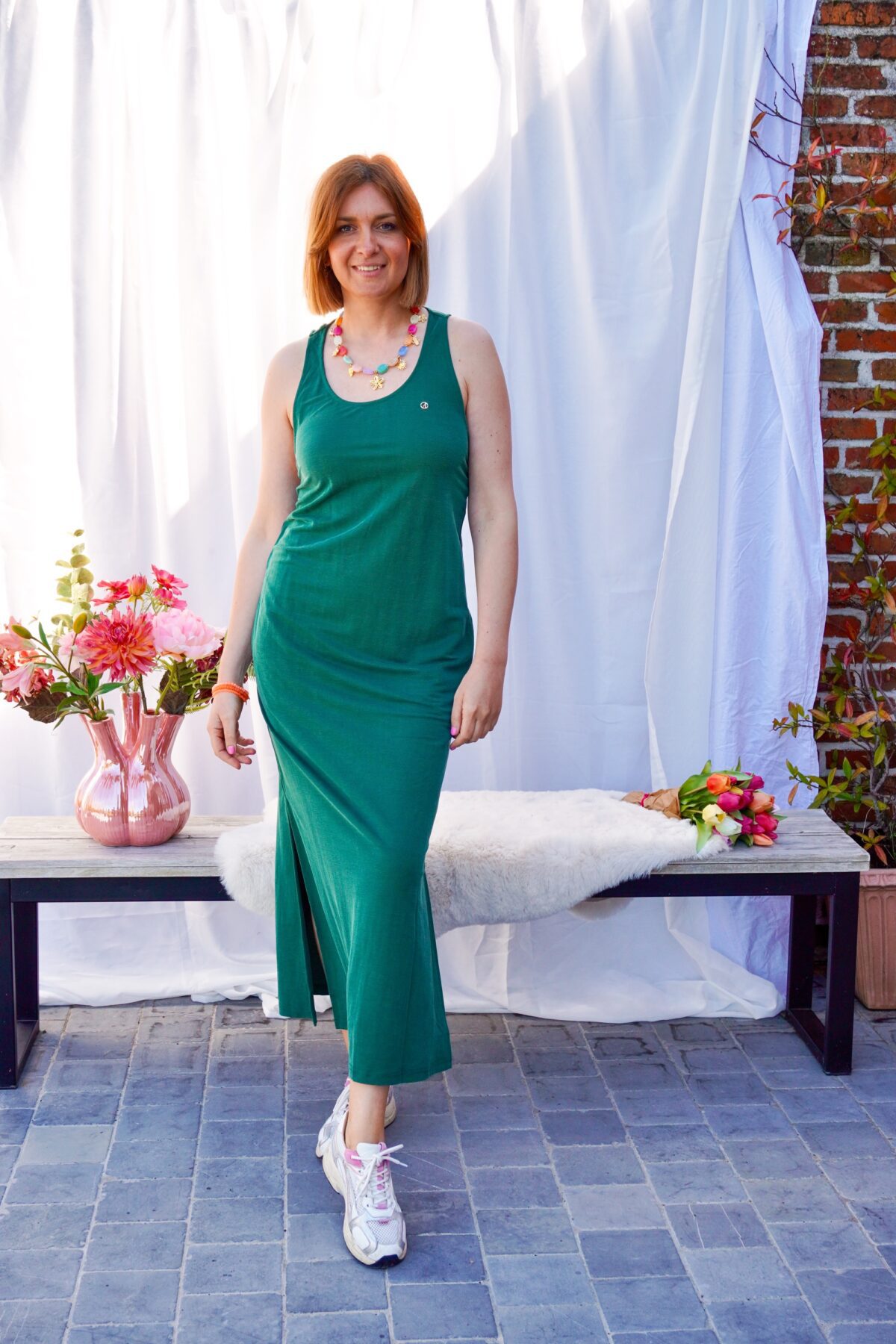 Amani Dress Green