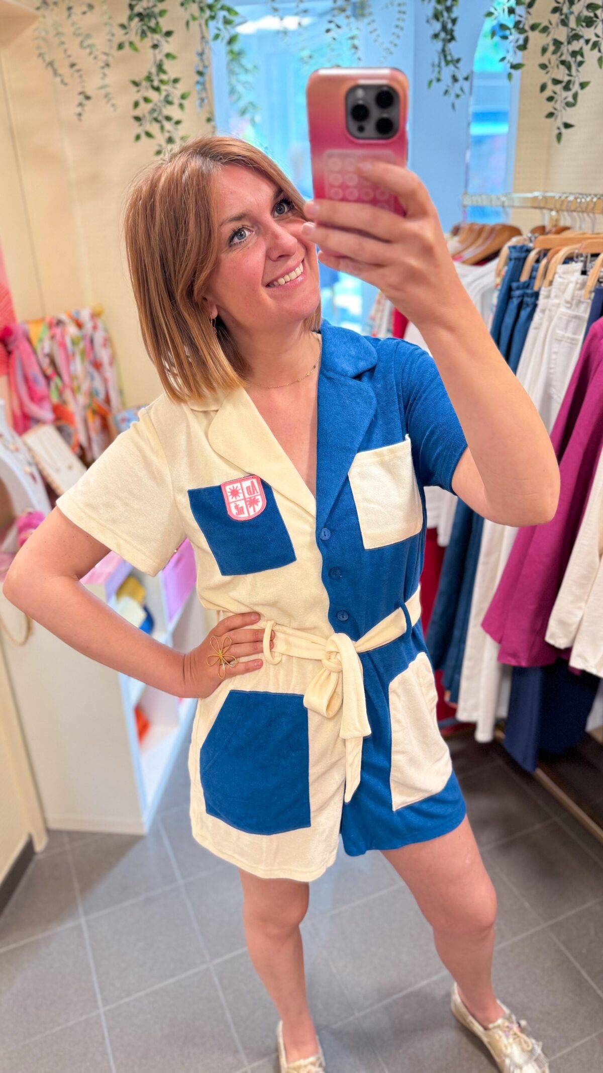 Bibi Playsuit Colorblock