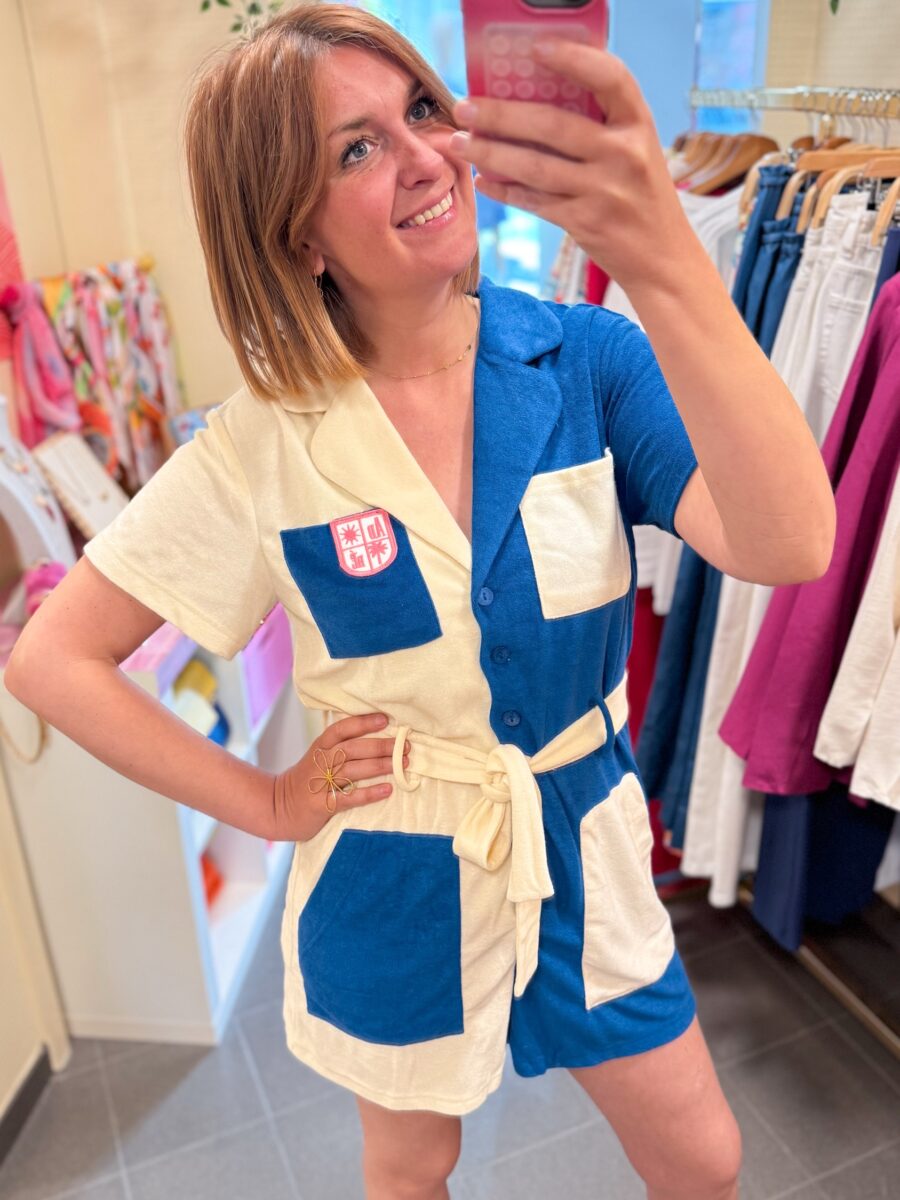 Bibi Playsuit Colorblock