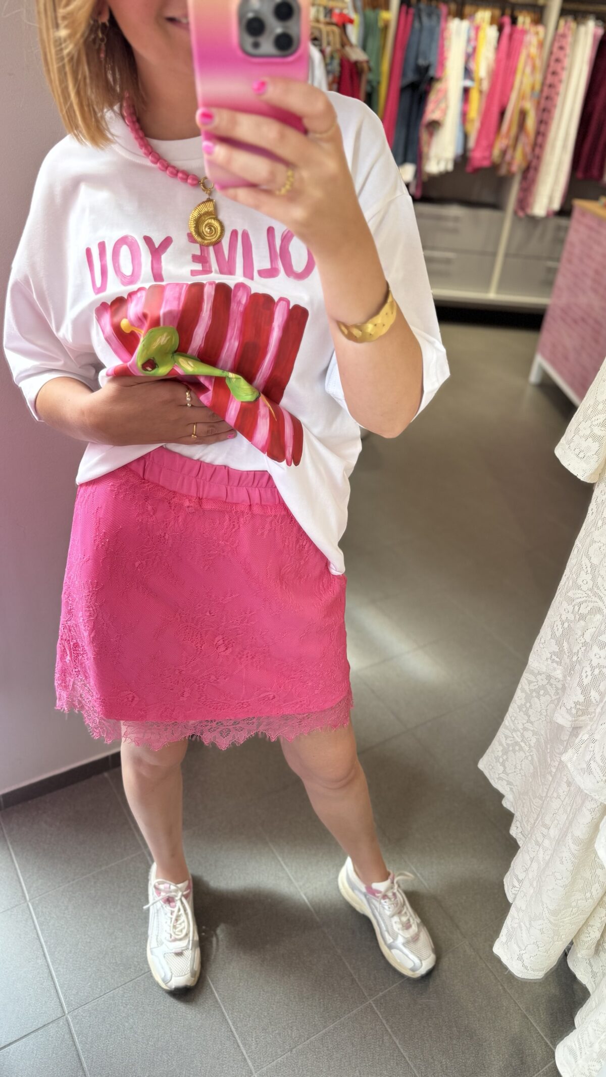 Danira Skirt Fuchsia