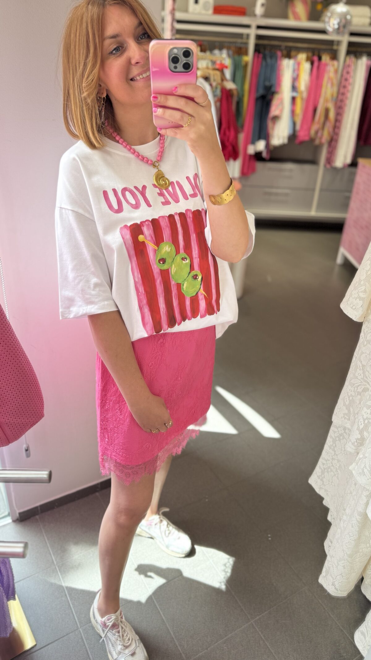 Danira Skirt Fuchsia