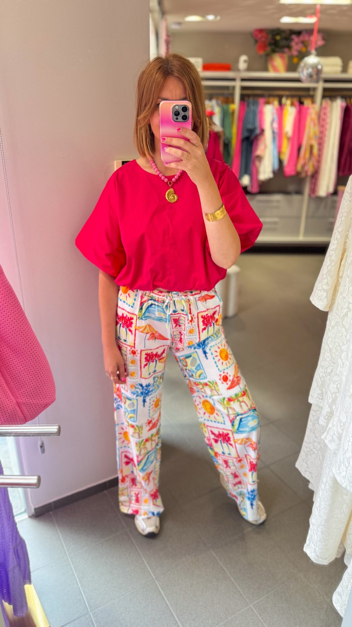 Cleo Top Fuchsia
