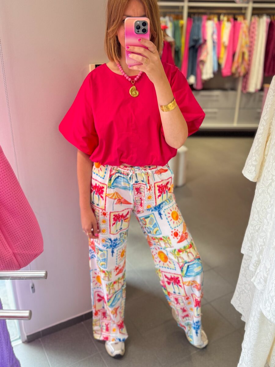 Cleo Top Fuchsia
