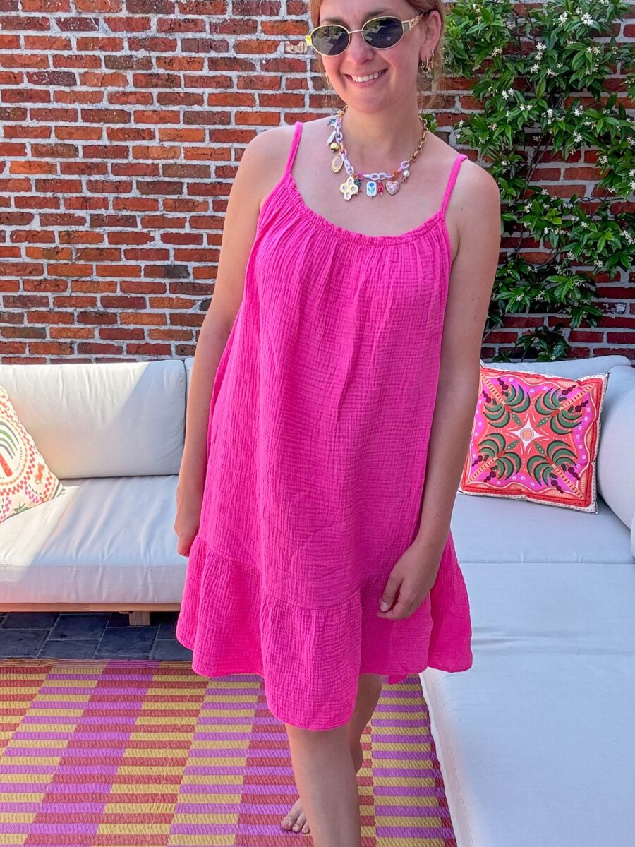 Ellie Dress Fuchsia