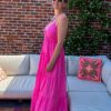 Freya Dress Fuchsia