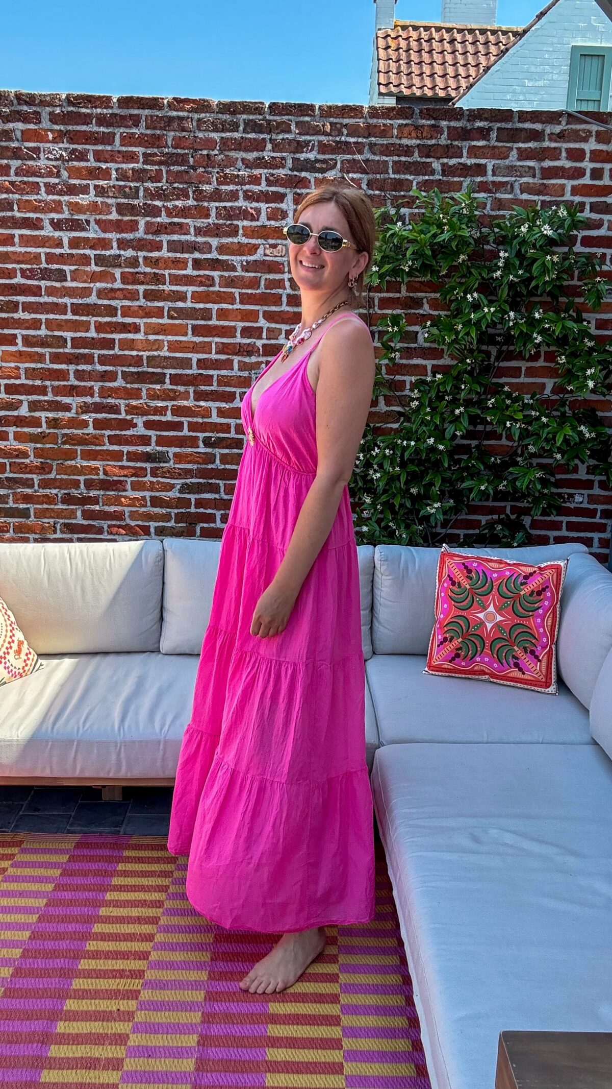 Freya Dress Fuchsia