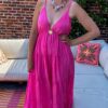 Freya Dress Fuchsia