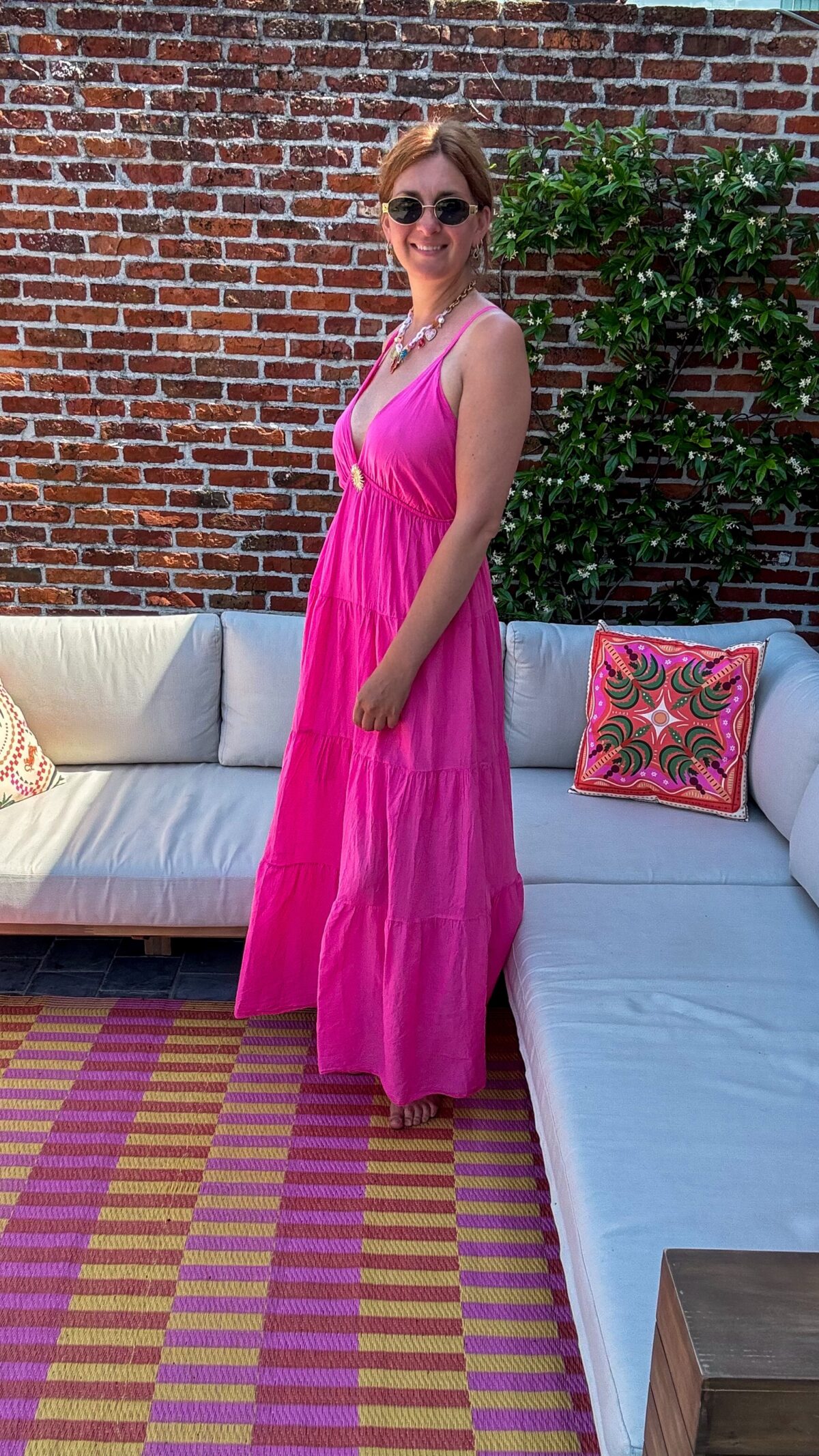 Freya Dress Fuchsia