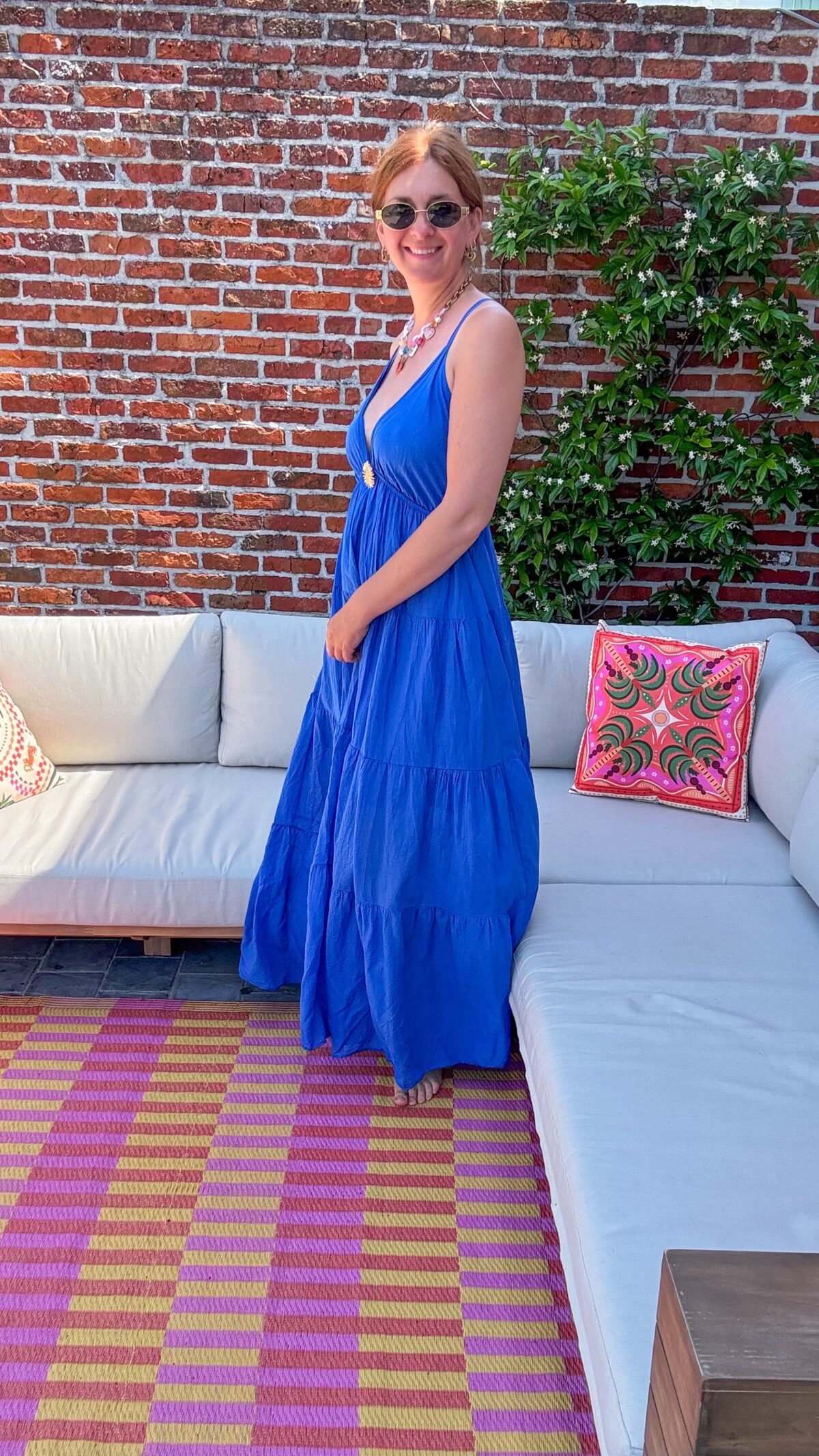 Freya Dress Cobalt