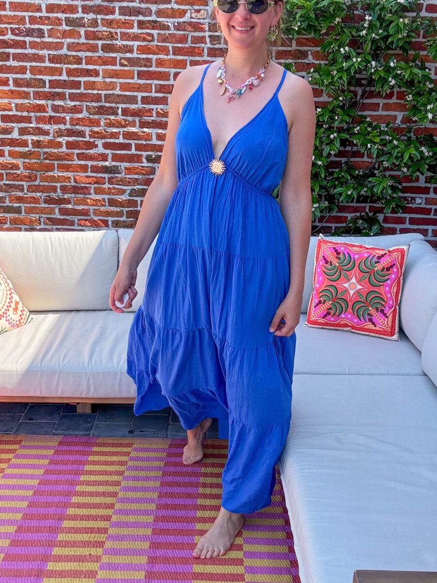 Freya Dress Cobalt
