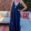 Freya Dress Navy