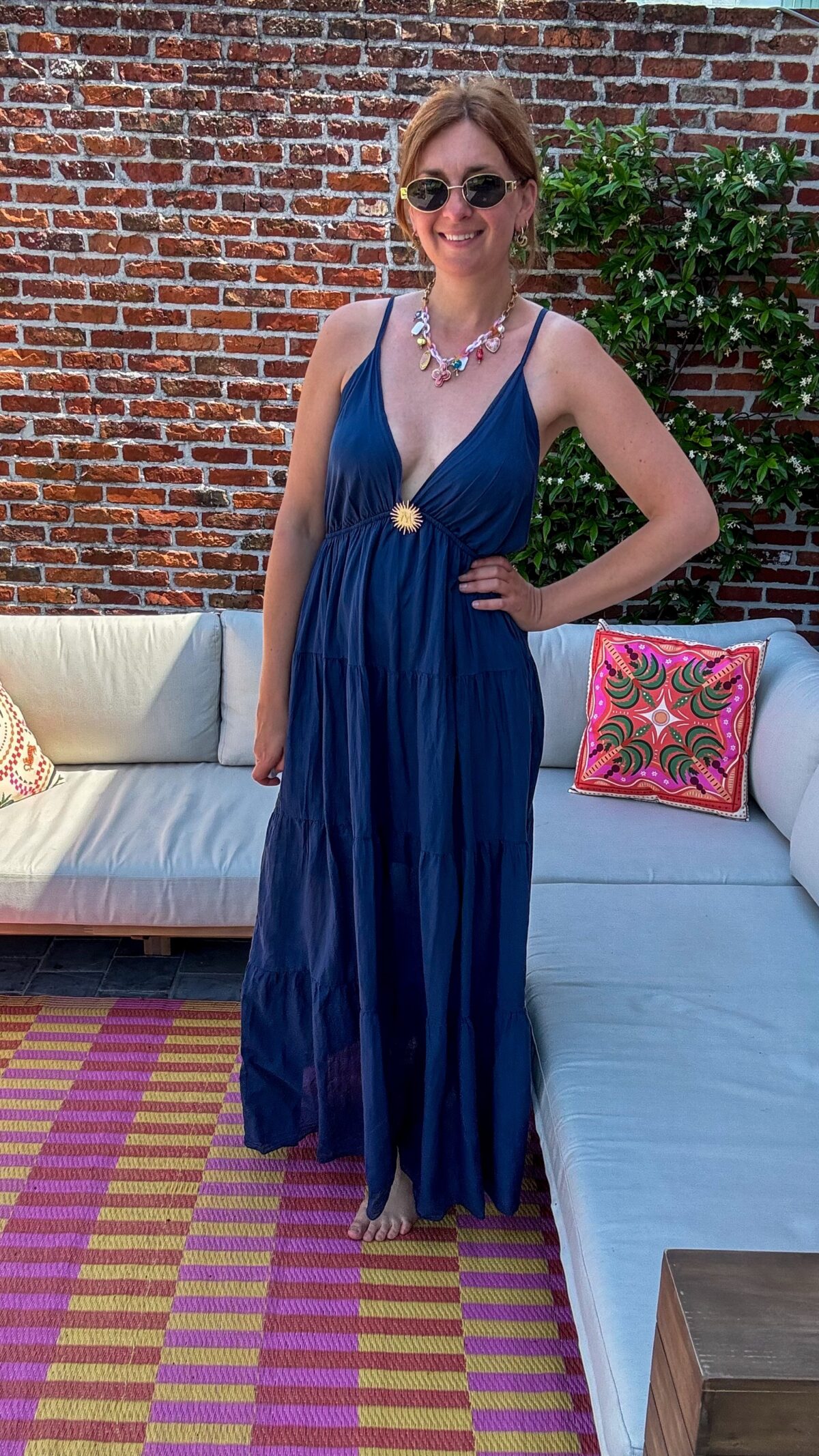 Freya Dress Navy