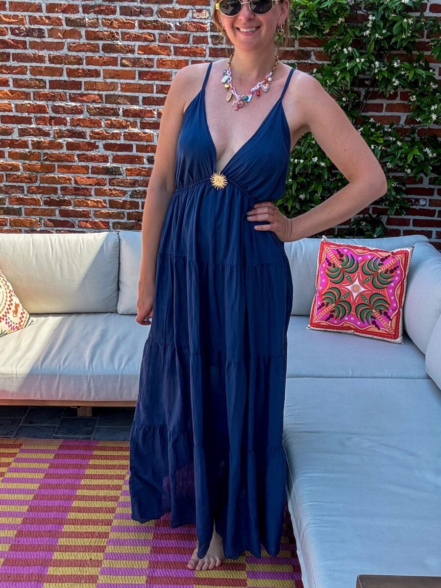 Freya Dress Navy