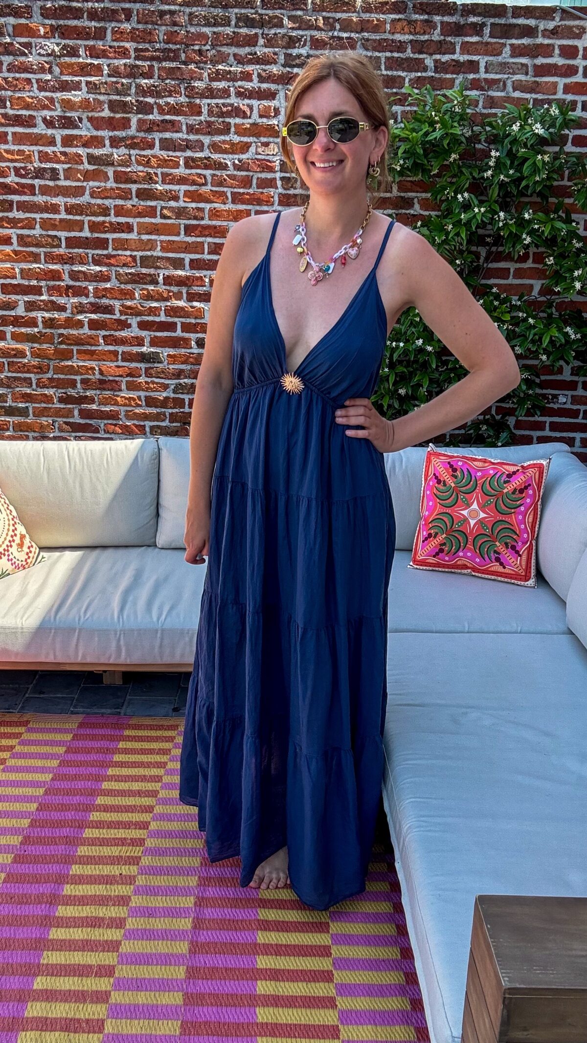 Freya Dress Navy